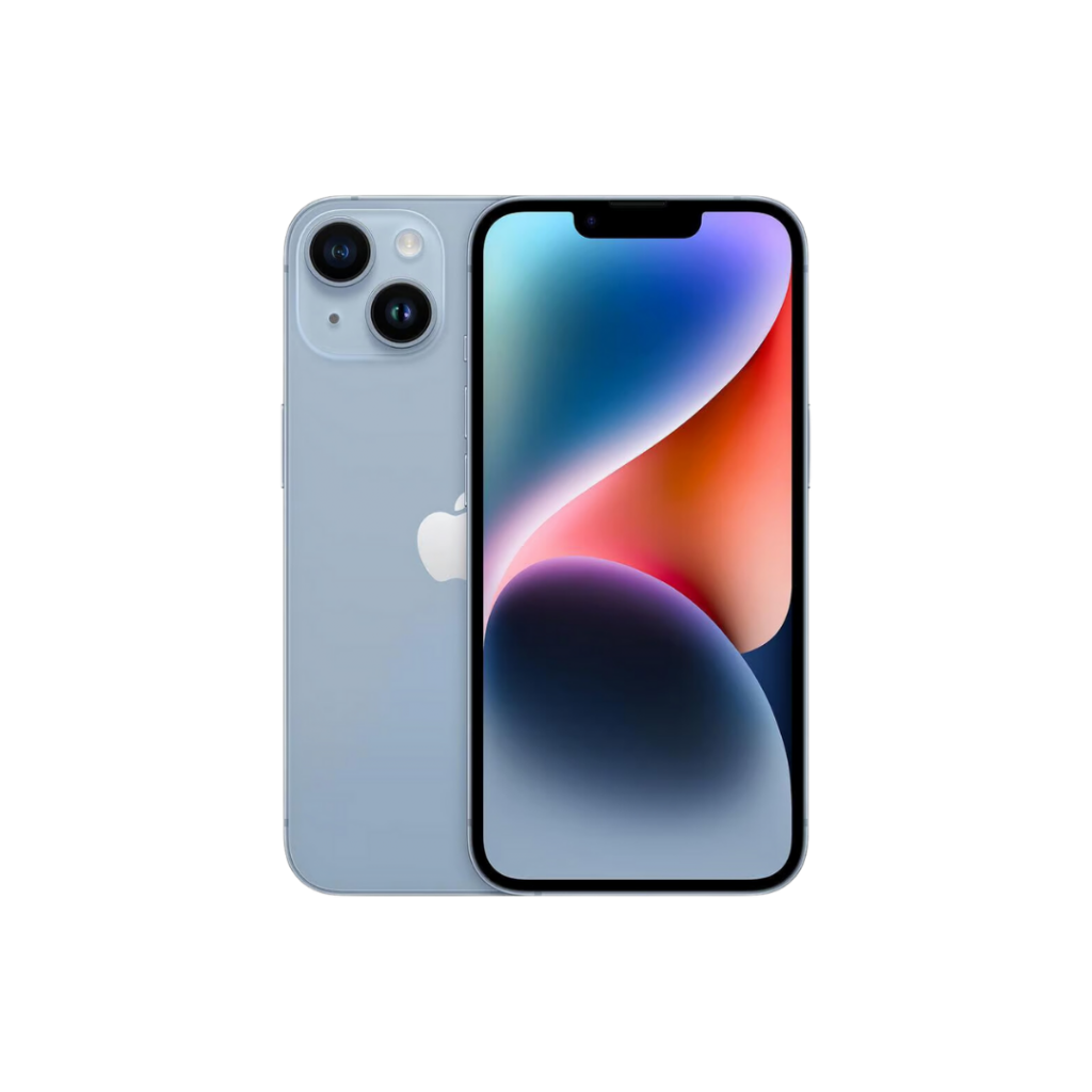 iPhone-14-bleu-face-transparent